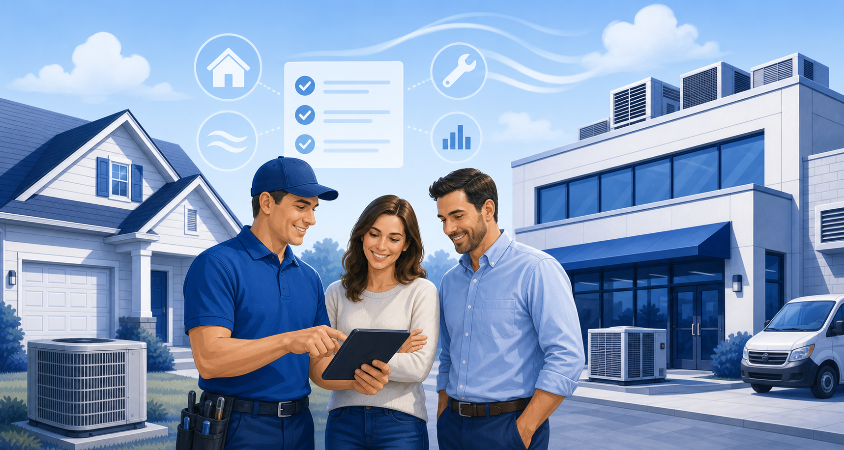 Coverage and service illustration